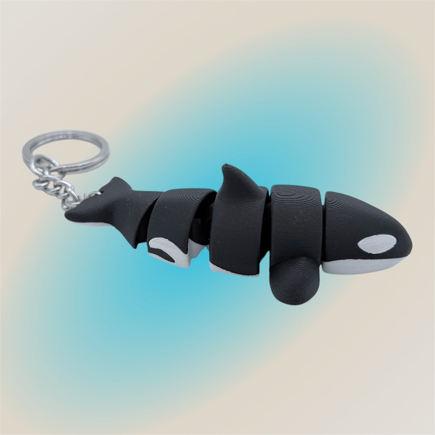 Flexi Orca Keychain