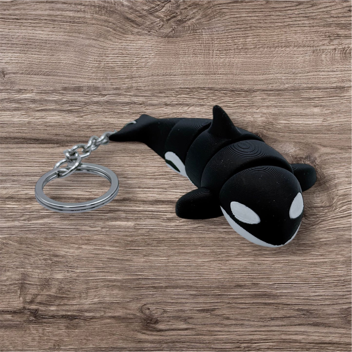 Flexi Orca Keychain