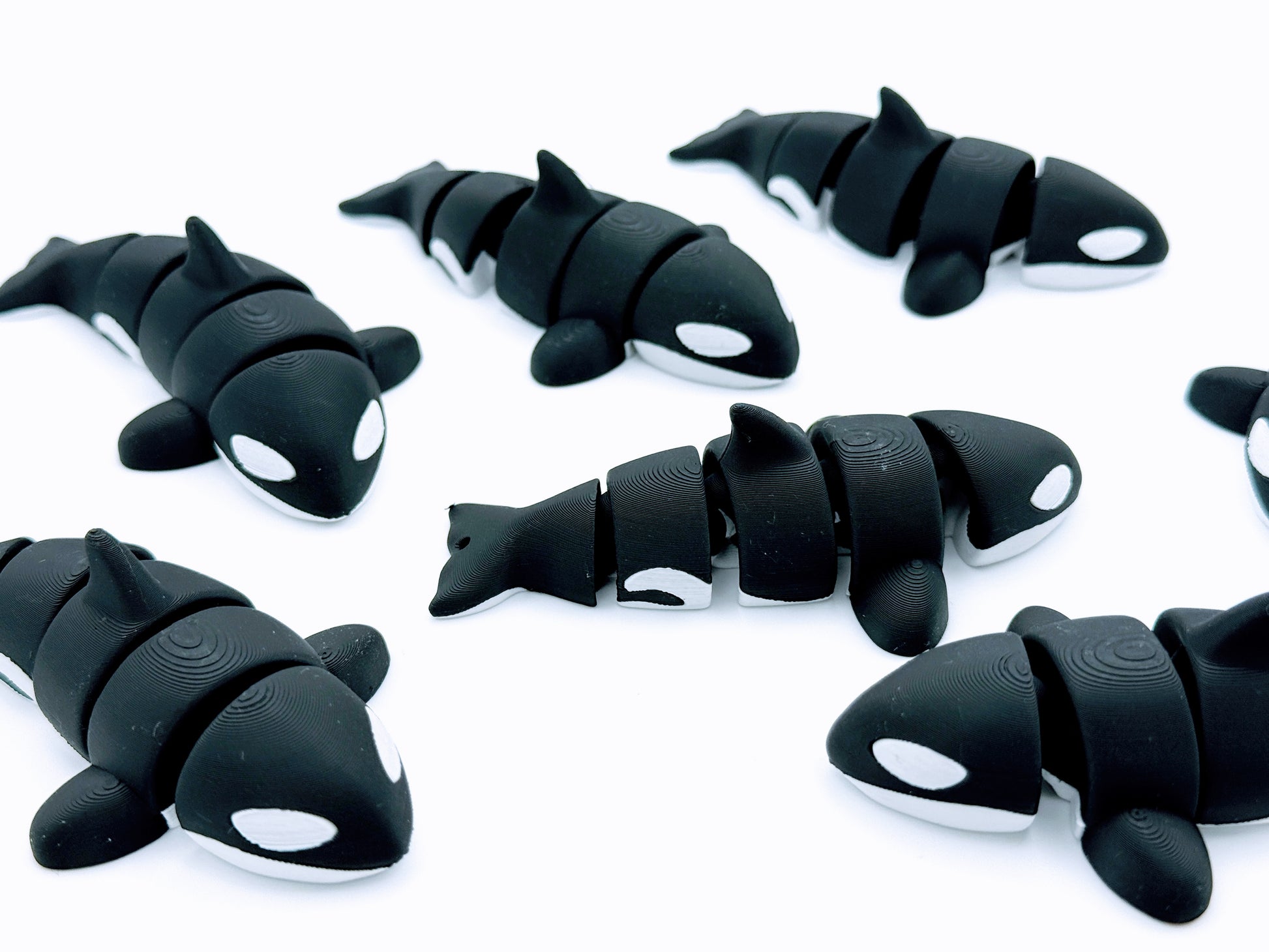 Flexi Orca Keychain