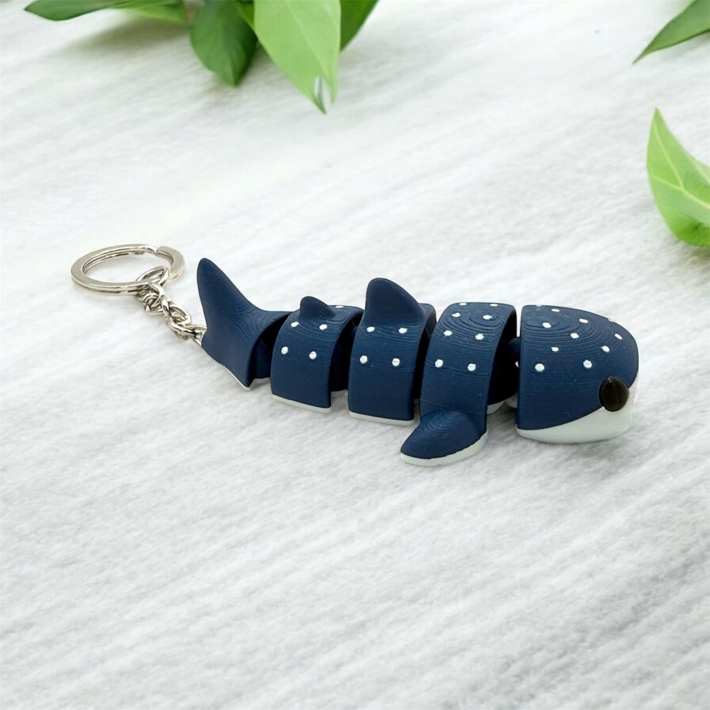 Flexi Whale Shark Keychain