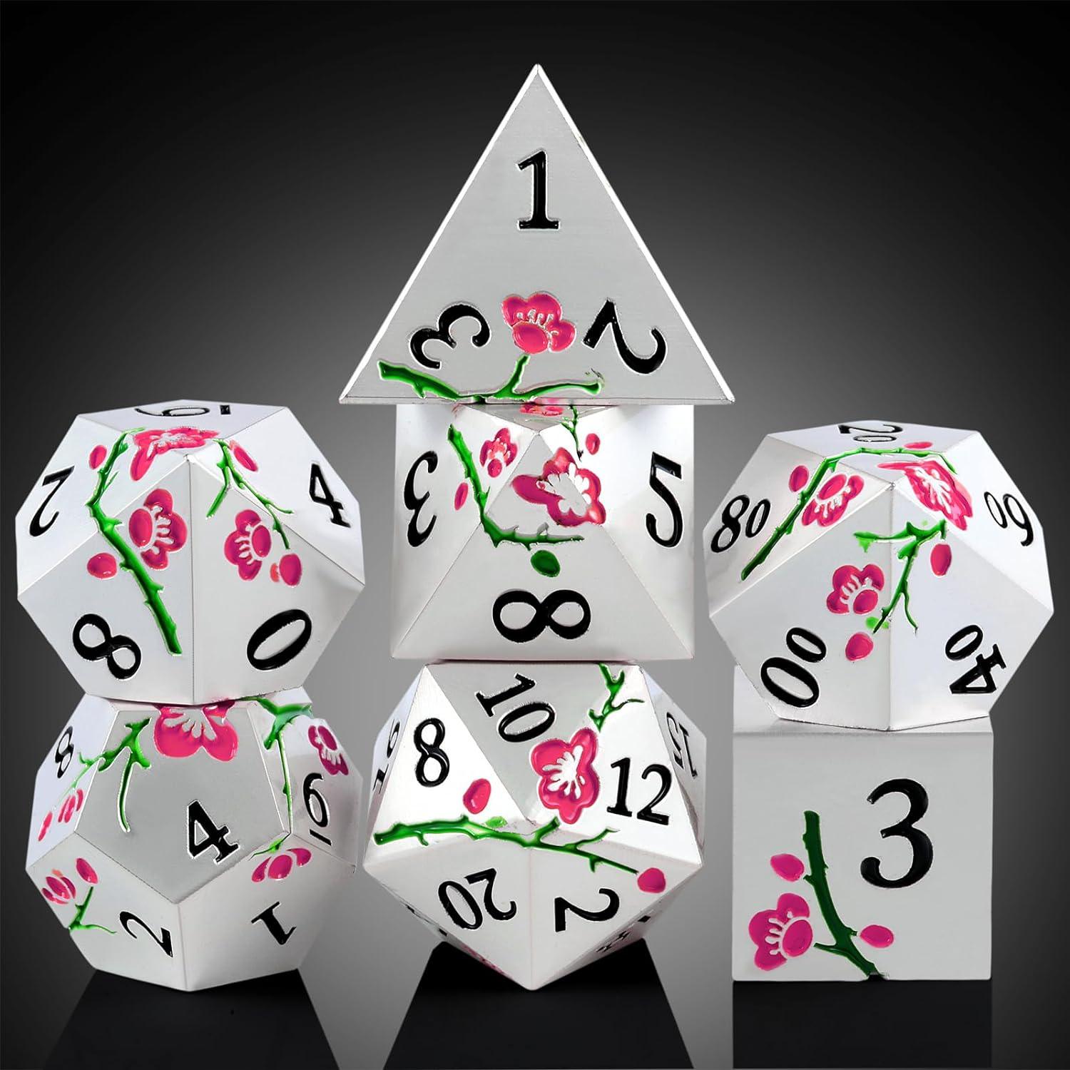 Argent Flora Grace Dice Set - Living Skies Games