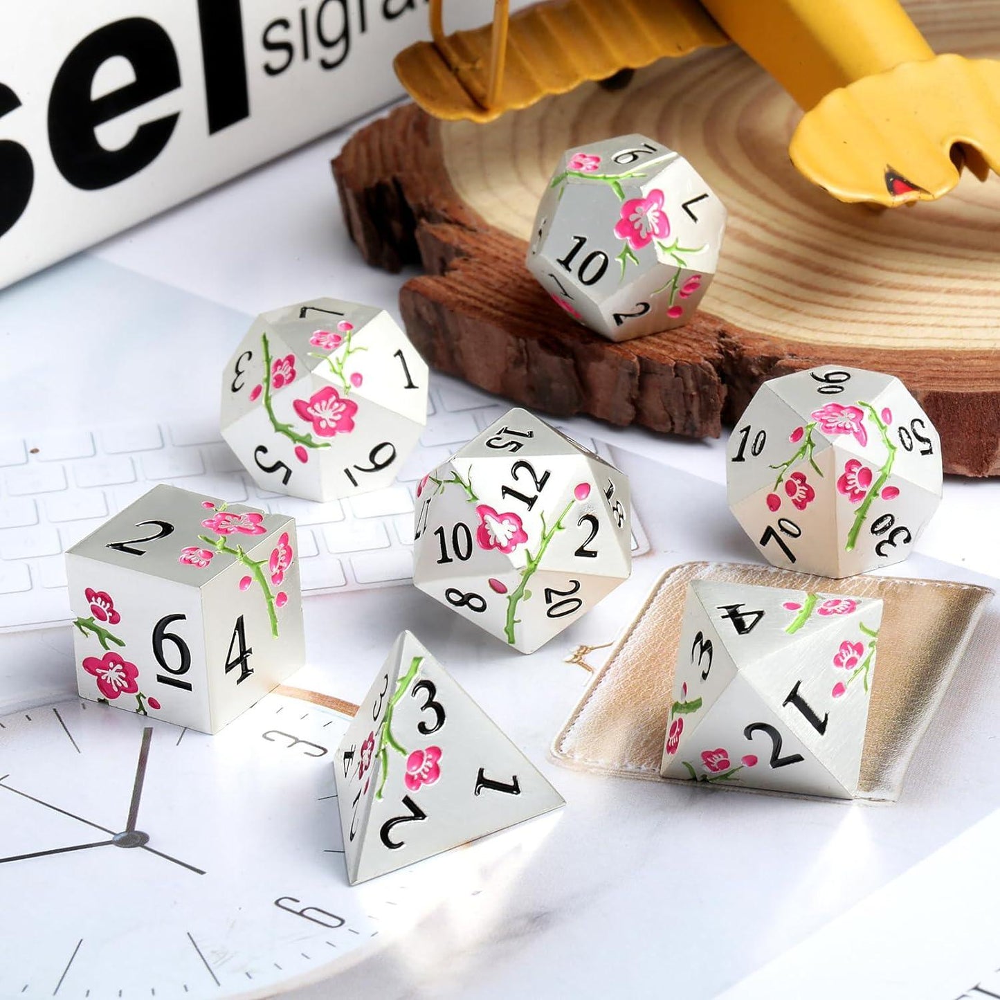 Argent Flora Grace Dice Set - Living Skies Games