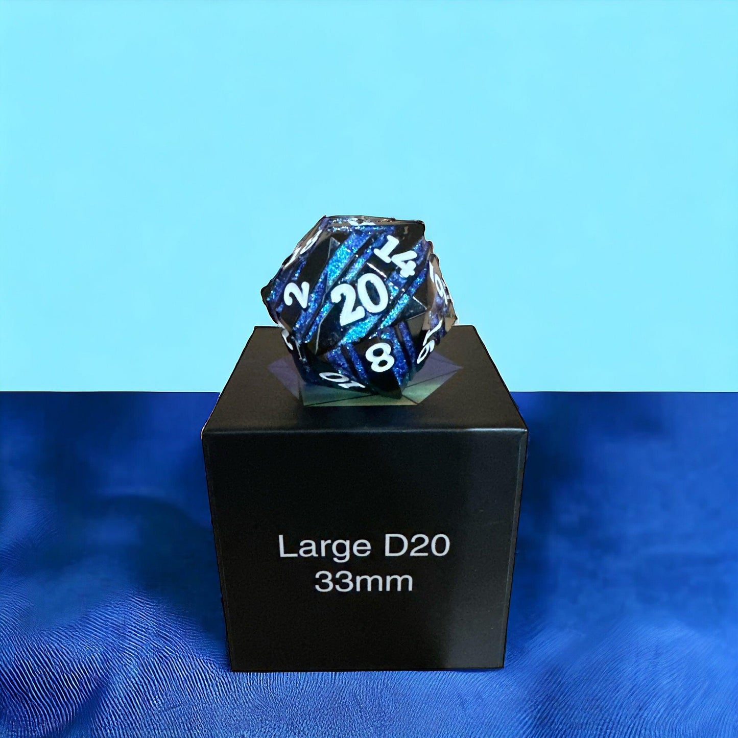 Astral Blue Titan D20 Dice - Living Skies Games