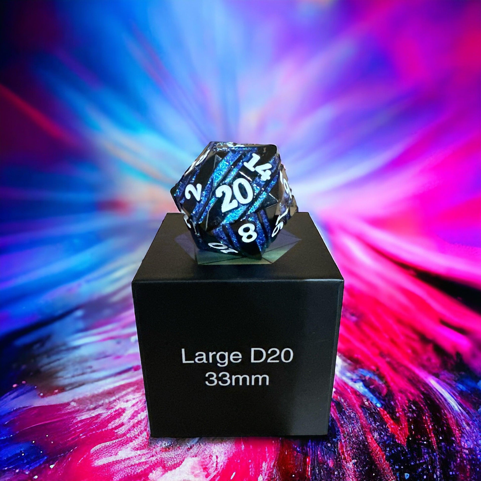 Astral Blue Titan D20 Dice - Living Skies Games