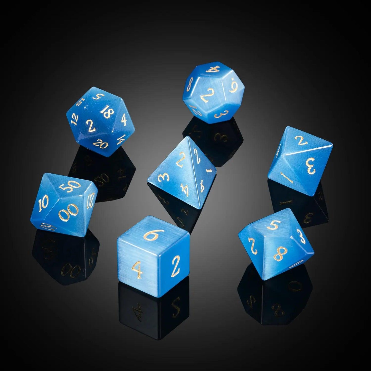 Blue Opal Oceanic Adventure Dice Set - Living Skies Games