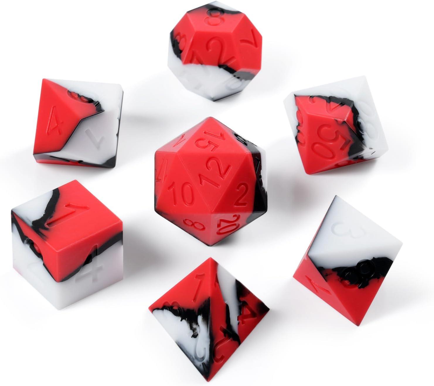 Crimson Mist Silicone Dice Set - Living Skies Games