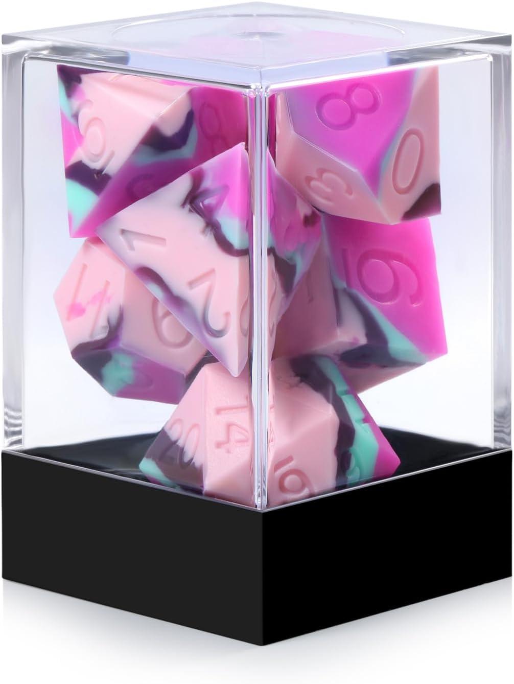 Dusk Bloom Silicone Dice Set - Living Skies Games