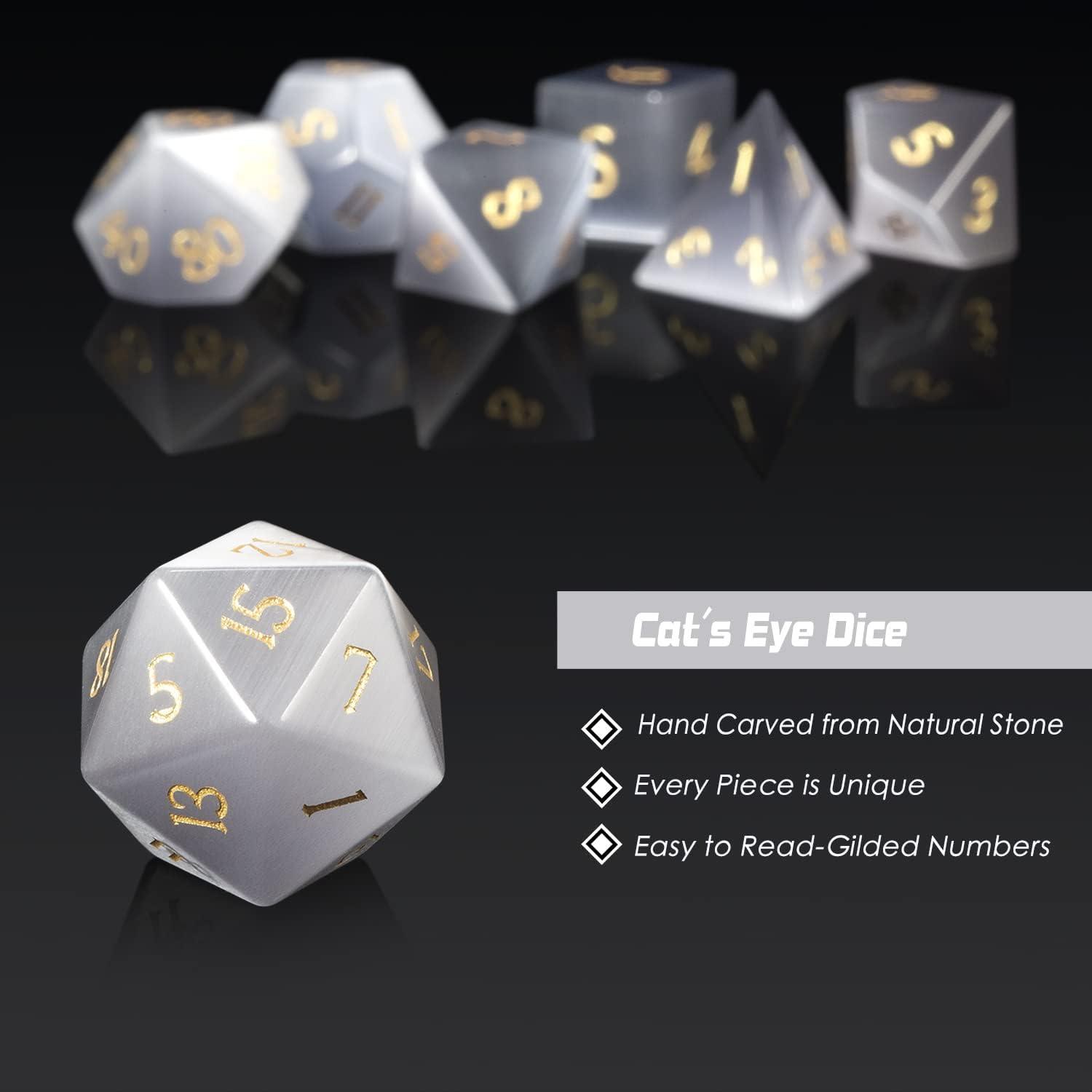 Grey Opal Enigma Dice Set - Living Skies Games