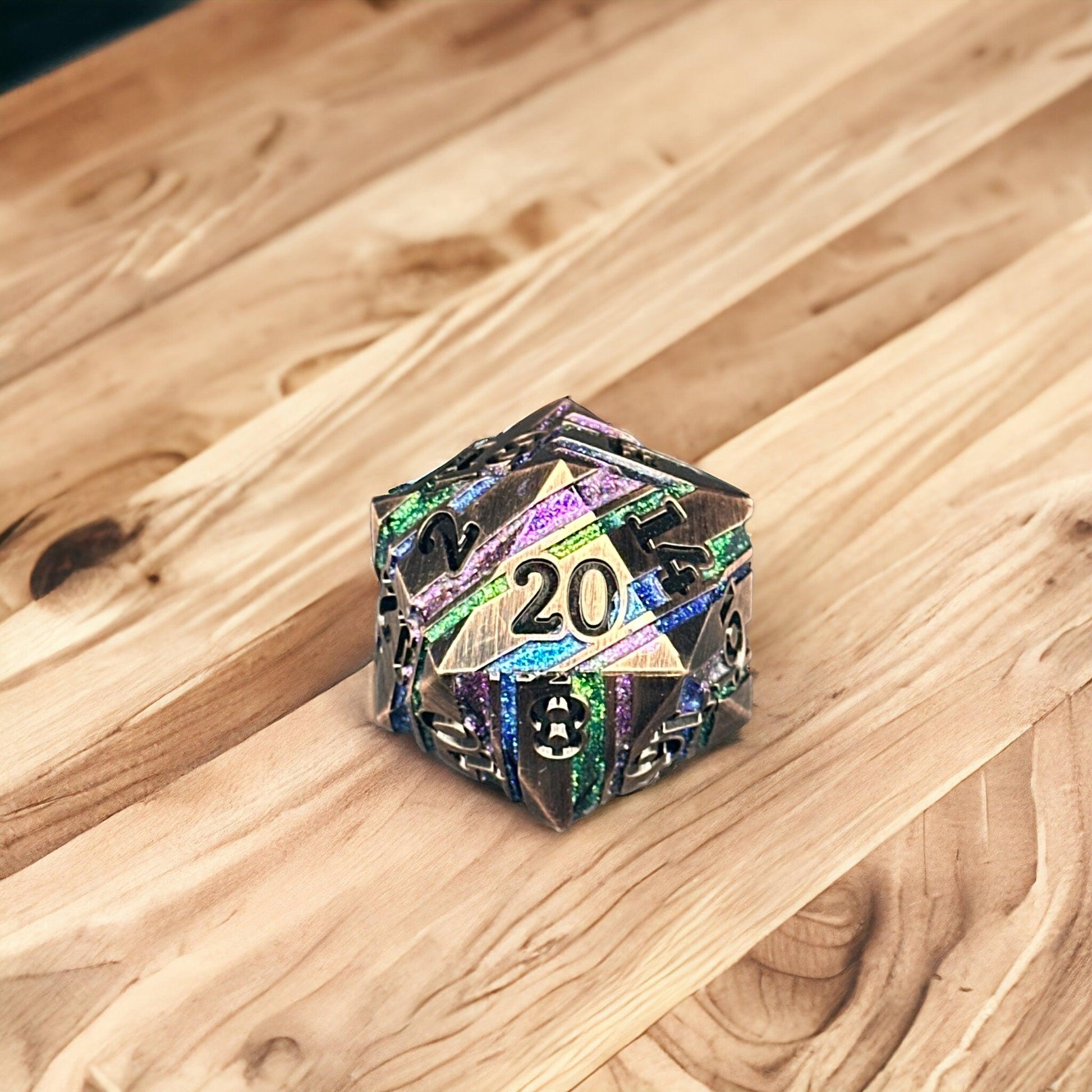 Kaleidoscope Dream Titan D20 Dice - Living Skies Games