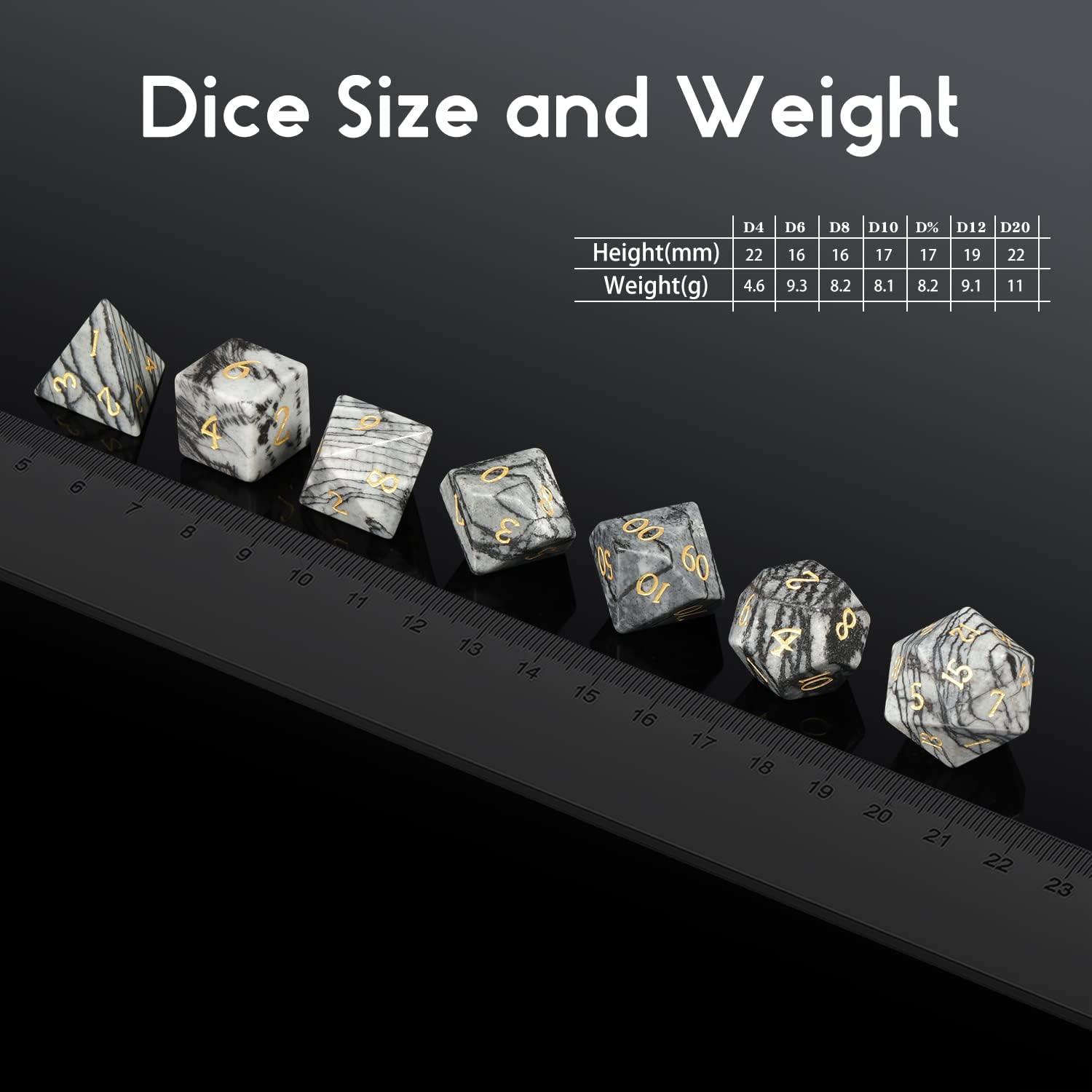 Mesh Jasper Pathfinder's Dice Set - Living Skies Games