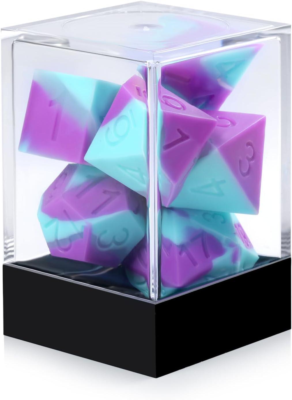 Mystic Lagoon Silicone Dice Set - Living Skies Games