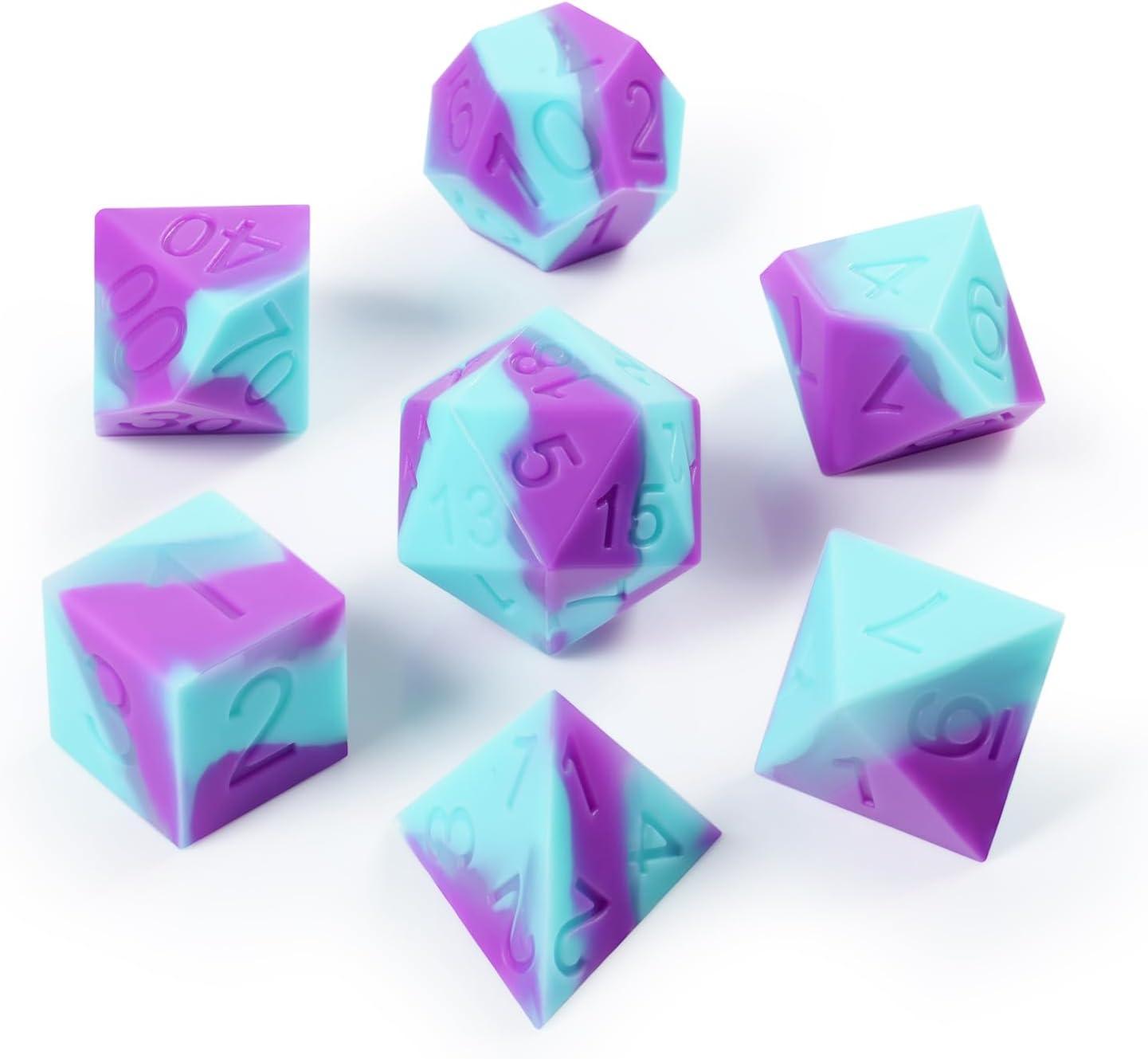 Mystic Lagoon Silicone Dice Set - Living Skies Games