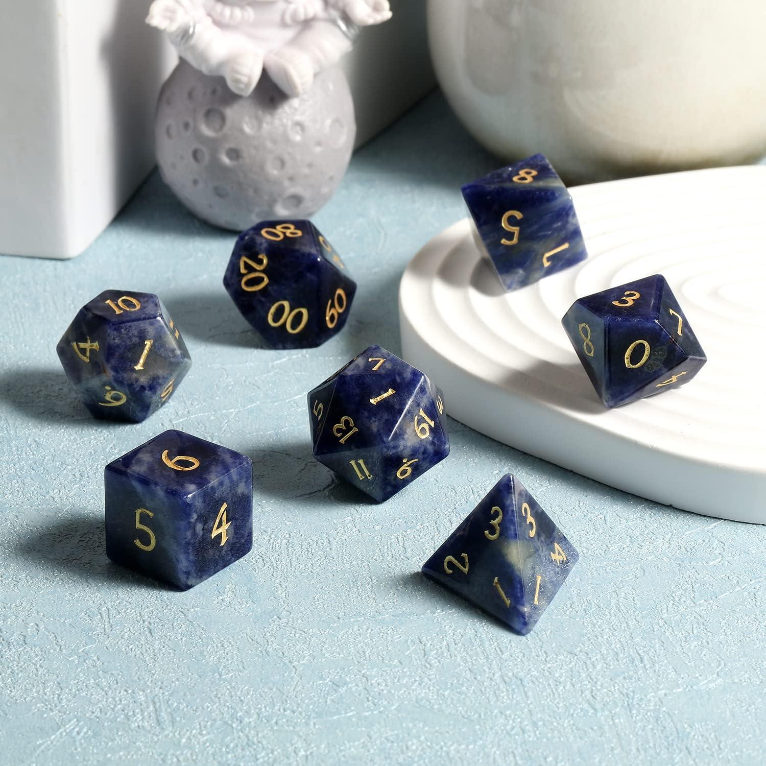 Sodalite Wisdom's Journey Dice Set - Living Skies Games