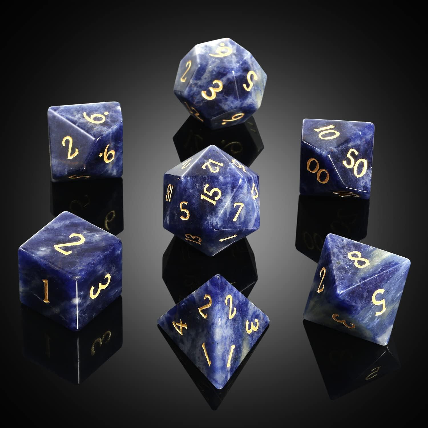 Sodalite Wisdom's Journey Dice Set - Living Skies Games