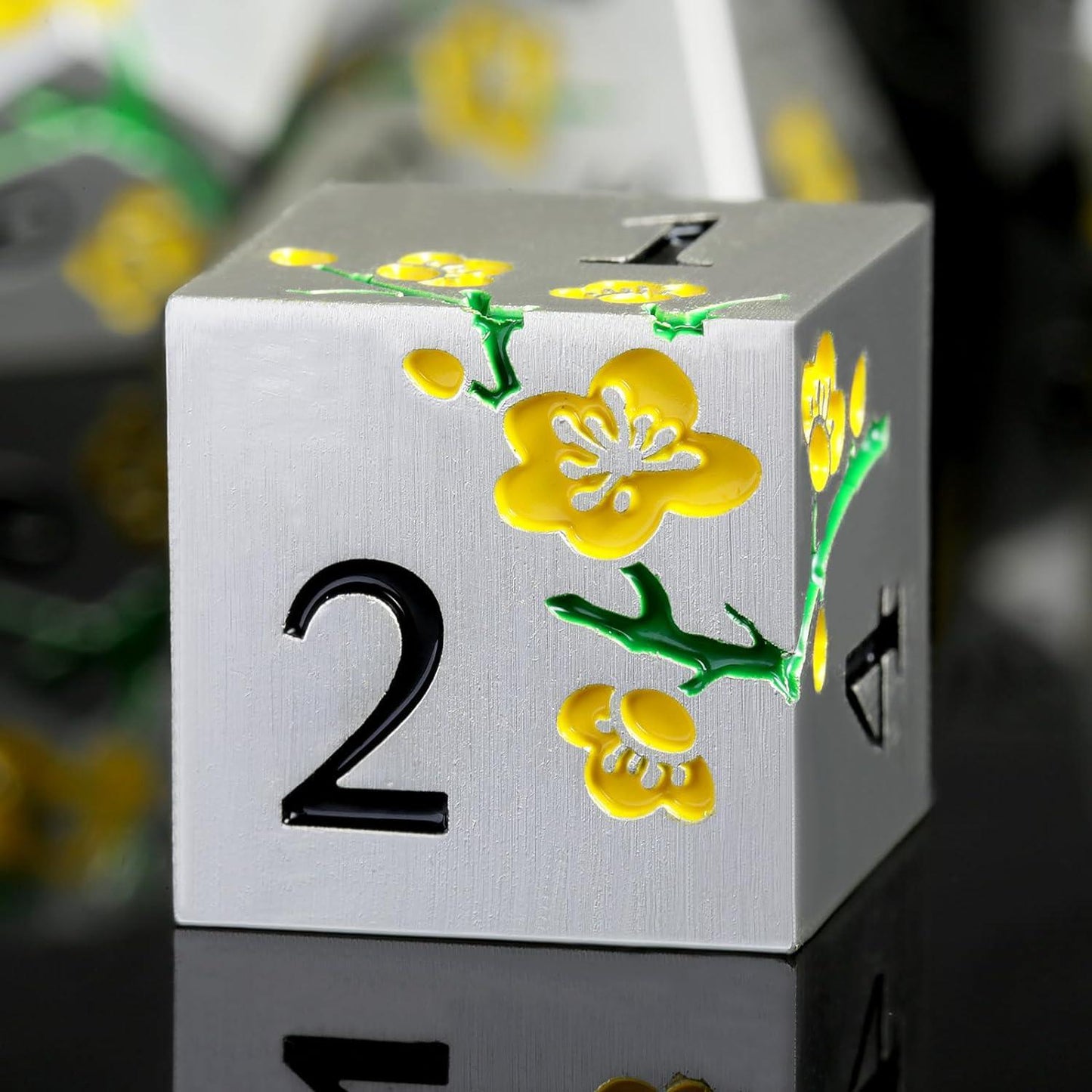 Solar Flare Blossom Dice Set - Living Skies Games