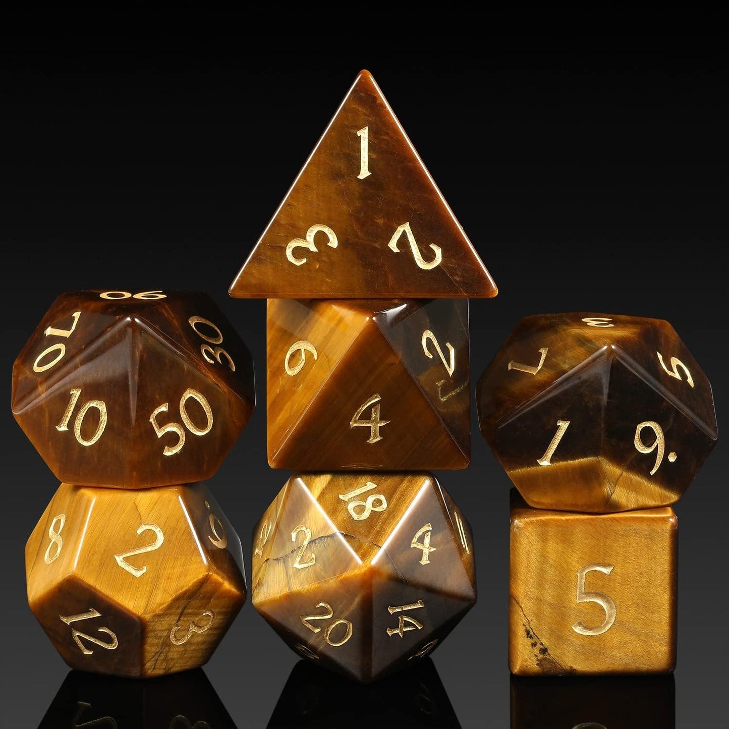 Tigerite Champion's Spirit Dice Set - Living Skies Games